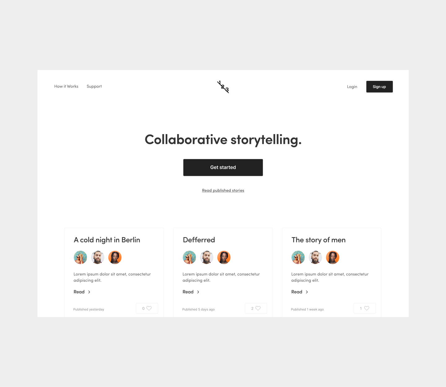 123 landing page